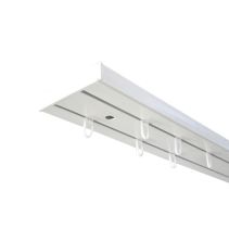 КОРНИЗ ДВУКАНАЛЕН PVC SH2 2.50М БЯЛ