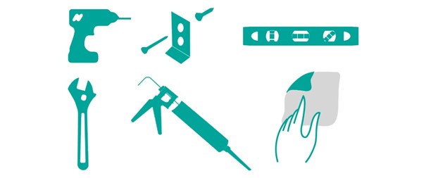 Необходми инструменти за монтаж на душ система